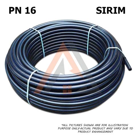 Hdpe Poly Pipe Sirim Pn16 20mm 32mm Per Meter Shopee Singapore