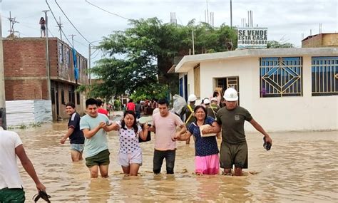 Lluvias y huaicos en el norte del Perú reportes del Senamhi ríos