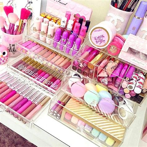 Click For More Makeup Collection Ideas For Your Beauty Room To Organize