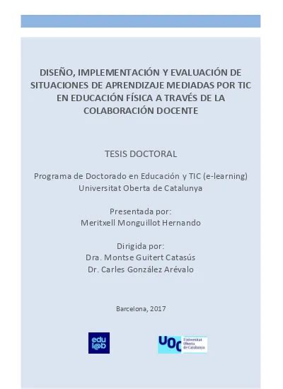 Dise O Implementaci N Y Evaluaci N De Situaciones De Aprendizaje