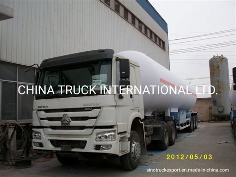 China 52000L Tri Axle LNG LPG CNG Fuel Tanker Truck Semi Trailer