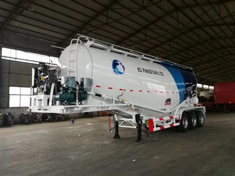 High Quality Tri Axle 60 Ton Bulk Cement Carrier Tanker Trailer With