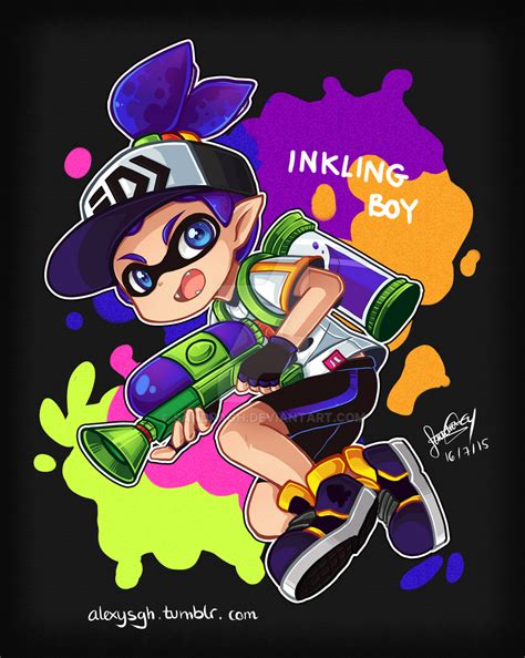 Splatoon Inkling Boy By Sandragh On Deviantart