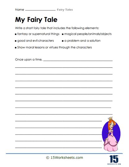 Fairy Tales Worksheets 15