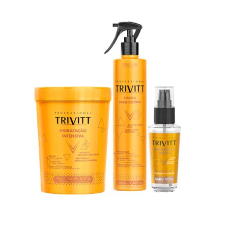 Hidratação Intensiva 1 kg Trivitt Fluído para Escova 300ml