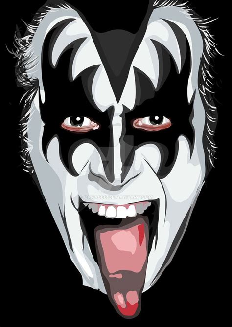 Gene Simmons KISS By Okka666 Deviantart On DeviantArt Gene