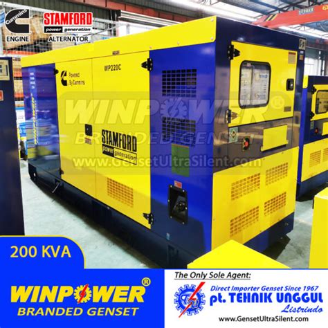 Genset Silent Cummins Kva Stamford Wp C Jual Genset Jakarta