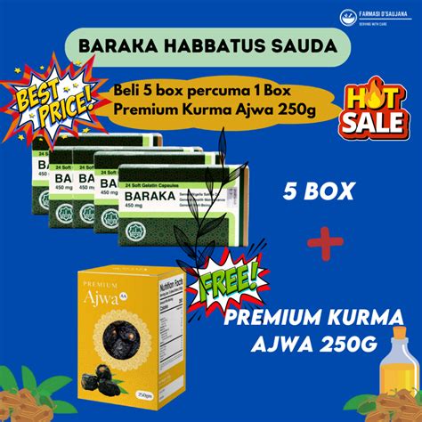 SPECIAL OFFER Baraka 450mg 24 S Habbatus Sauda Soft Gelatin