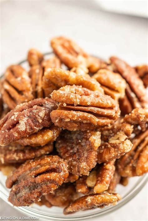 Stovetop Candied Pecans Eating On A Dime