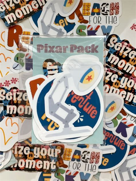 Pixar Sticker Pack Pixar Stickers Pixar Movie Sticker Pixar - Etsy ...