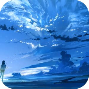 Anime Blue Theme 4K Wallpaper HomePage - Microsoft Edge Addons