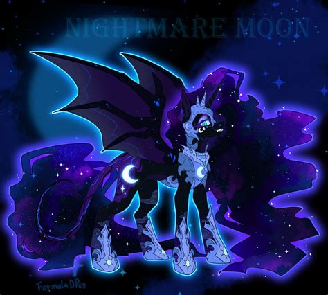 Nightmare Moon | mlp redesign by xvividh0rror on DeviantArt