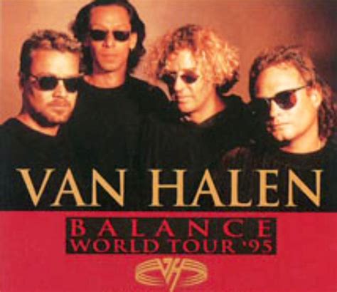 Van Halen Balance Tour Sept 19 1995 7 30pm Delta Center Van Halen Van Halen Balance Eddie