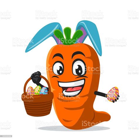 Vector Illustration Of Carrot Mascot Or Character Stock Illustration Download Image Now