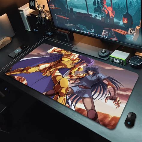 Saint Seiya Alfombrilla De Rat N Grande Para Gamer Pc Xxl Alfombrilla