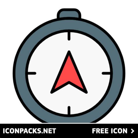 Free Compass And Red Navigation Sign Svg Png Icon Symbol Download Image