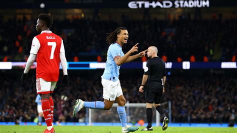 Manchester City 1 0 Arsenal Nathan Ake Goal Sends City Into Fifth