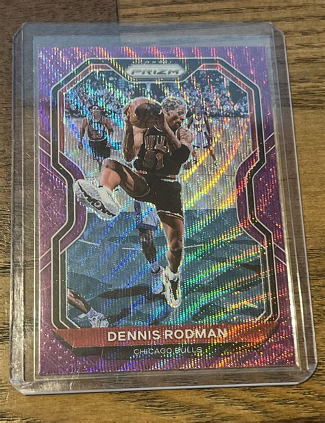 Panini Prizm Purple Wave Prizm Dennis Rodman For Sale