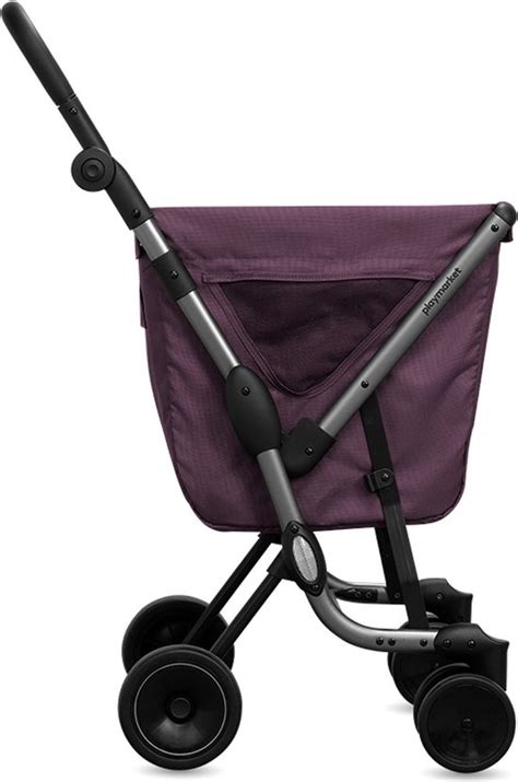 Playmarket We Go Premium Boodschappentrolley Inklapbaar Purple Bol