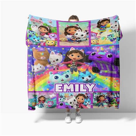 Gabbys Dollhouse Fleece Blanket Etsy