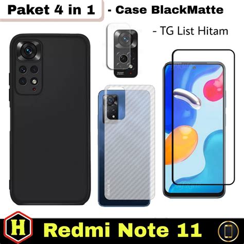 Jual Paket In Case Black Matte Redmi Note G Note Pro G