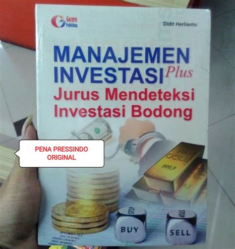 Manajemen Investasi Plus Jurus Mendeteksi Investasi Bodong Didit