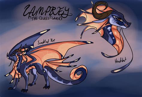 Lamprey - Skywing/Seawing Hybrid by Blaze-Salazzle on DeviantArt