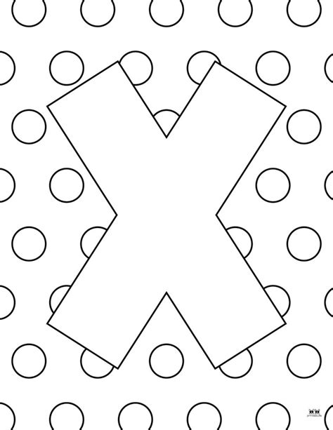 Letter X Coloring Pages - 15 FREE Pages | Printabulls