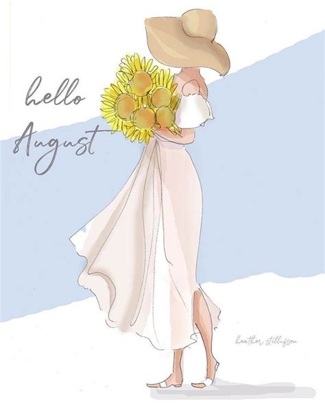 Pin By Pinner On Rose Hill Designs Heather Stillufsen Hello August