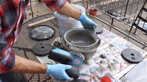 Камин из цемента