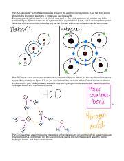 Note Sep Pdf Part A Draw Water Vs Methane Molecules