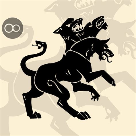 Cerberus Greek Mythology SVG EPS JPG Png Dwg Digital Download - Etsy