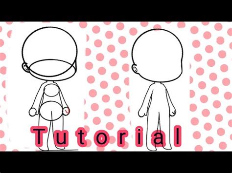 Tutorial Como Desenhar Corpo De Gacha Life E Club YouTube