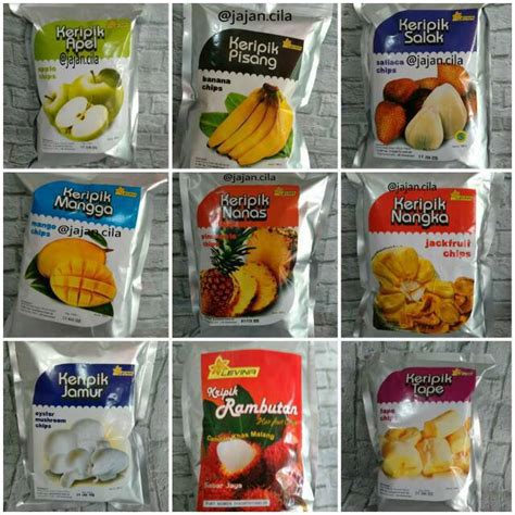 Jual Paket Macem Keripik Buah Levina Khas Oleh Oleh Kota Malang