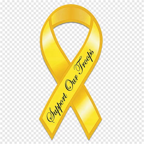 United States Support Our Troops Yellow Ribbon Military Magnet Ribbon