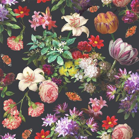 Black Floral Wallpapers on WallpaperDog