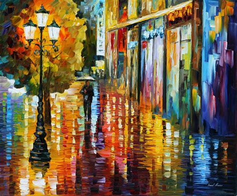 Umbrella By Leonid Afremov By Leonidafremov On Deviantart