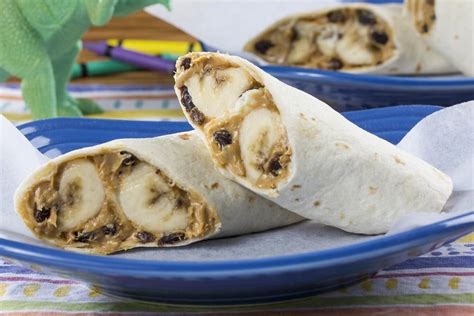 Peanut Butter And Banana Wrap Recipe Peanut Butter Peanut Butter Banana Peanut