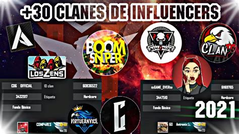 ID De Clanes Top Free Fire Clanes De Youtubers ID De Clanes Globales