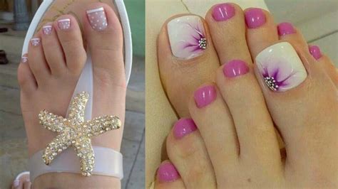 Los Mejores Hermosos Y Más Relucientes Diseños De Uñas Para Tus Pies