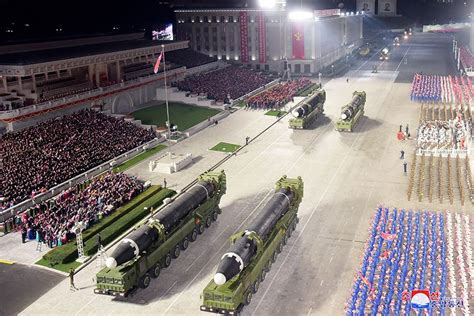 조선로동당창건 75돐경축 열병식중에서 - Military Parade Marks Founding Anniversary of ...