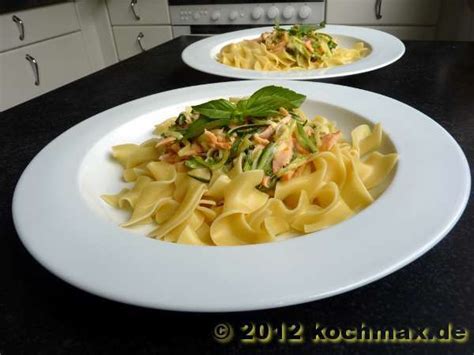 Kochmax De Pasta Mit Lachs Sahne Sauce