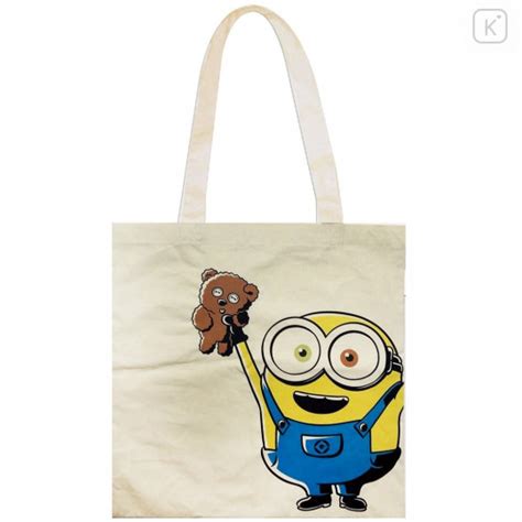 Japan Universal Cotton Tote Bag Despicable Me Minions Bob Kawaii