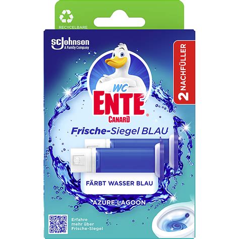 WC Ente Canard Fresh Discs Nachfüllung für WC Discs 12 x 6ml Blue