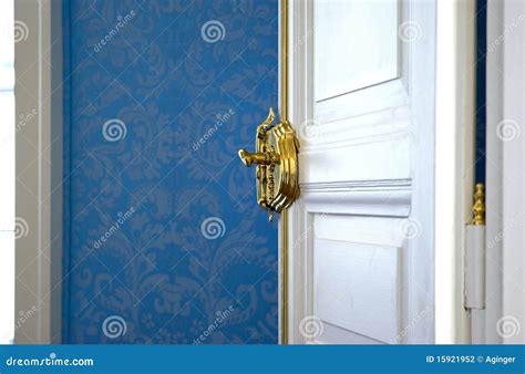 Open White Door Stock Photo Image Of Godollo Interior 15921952