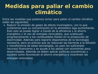 Cambio Climatico Y Sus Efectos PPT