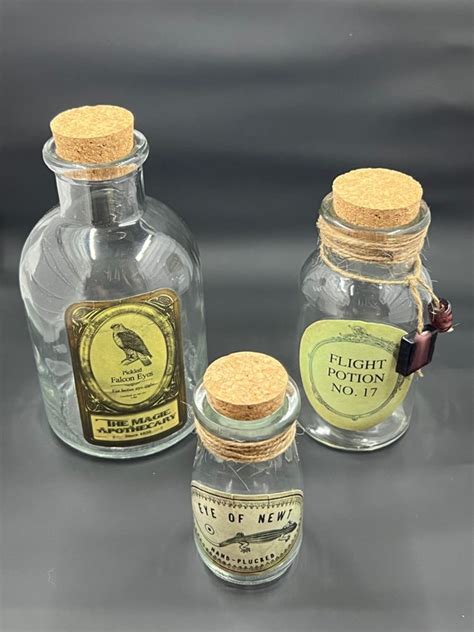 Halloween Decor Witches Potion Jars Halloween Party Favors - Etsy