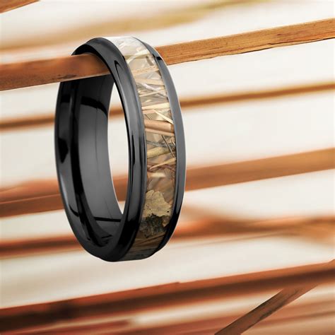 Kings Field Camo Ring Zirconium 6mm Camo Ever After