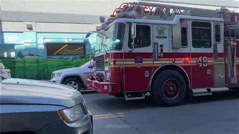 Fdny Ladder 49 Responding Down Ogden Ave Youtube