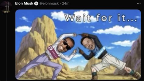 Elon Musk Tweets Then Deletes Dragon Ball Z Meme With His Pal Kanye West